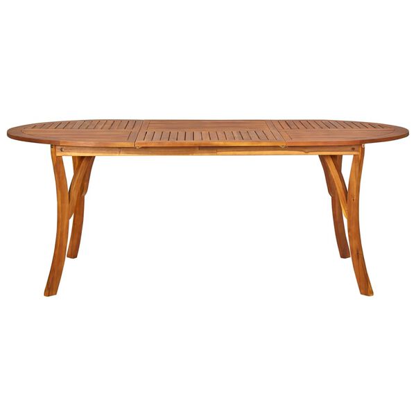 vidaXL 7-osaline aiamööbli komplekt, must