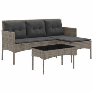 vidaXL Aia Diivanikomplekt padjaga 2 pcs pol&uuml;rotang