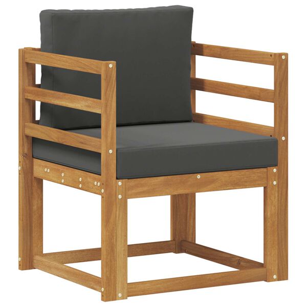 vidaXL &Otilde;uesohva Tugev akaatsiapuit ja pol&uuml;ester Neutraalne