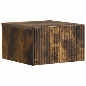 vidaXL Seinale kinnitatav &ouml;&ouml;tis Suitsutatud tamm 33 x 34,5 x 20 cm