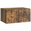 vidaXL Rippuv TV kapp 59,5 x 41 x 30 cm Suitsutatud tamm Tehispuit