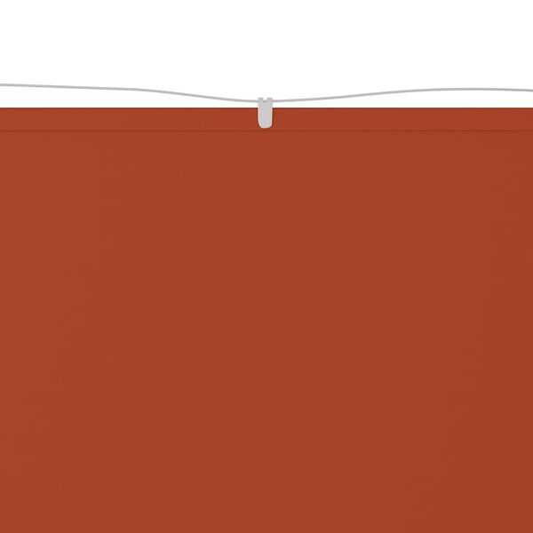 vidaXL vertikaalne varikatus, terrakota, 140 x 600 cm, Oxfordi kangas