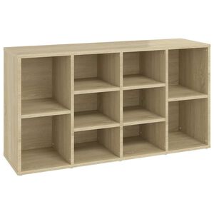 vidaXL jalatsipink, Sonoma tamm, 103 x 30 x 55 cm, tehispuit