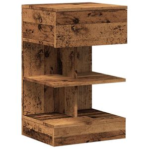 vidaXL &ouml;&ouml;kapp Old Wood 40x35x65 cm Engineered Wood