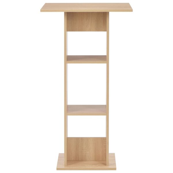 vidaXL baarilaud, tammevärvi, 60 x 60 x 110 cm