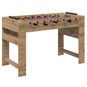 vidaXL Foosball laud K&auml;sit&ouml;&ouml;puu 125 x 60,5 x 80 cm Tehispuit