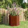 vidaXL taimekast, rooste, 40x40x45 cm, Corten teras