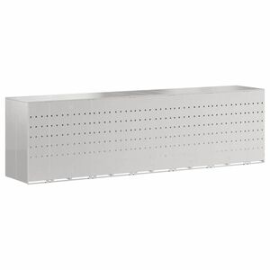 vidaXL Ratta prügikasti hoidmine 3 prügikasti jaoks Hõbedane