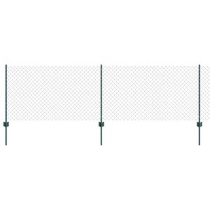 vidaXL Metallv&otilde;rk koos postiga 10 x 0,8 m (L x K) PVC-kaetud teras