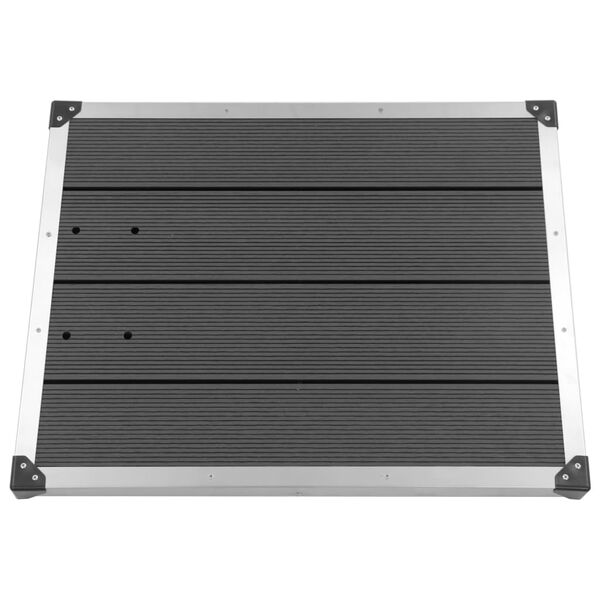 vidaXL v&auml;lidu&scaron;i alus, WPC, roostevaba teras 80 x 62 cm hall