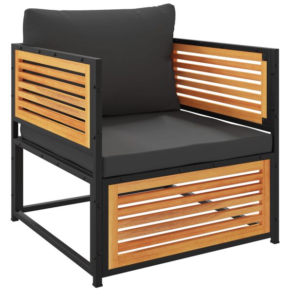 vidaXL aiatool koos patjadega, akaatsiapuit