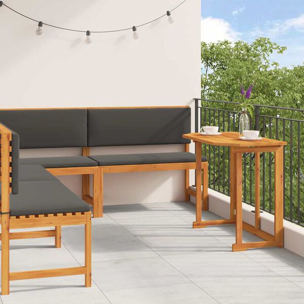 vidaXL Aia pinkide komplekt 4 pcs Pruun tugev akaatsiapuit