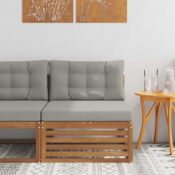 vidaXL V&auml;likeskkonna keskdiiivan Tugev akatsiapuu Neutraalne