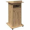 vidaXL Podium K&auml;sit&ouml;&ouml;puu Tehispuit 55 x 55 x 107 cm