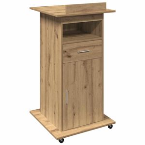 vidaXL Podium K&auml;sit&ouml;&ouml;puu Tehispuit 55 x 55 x 107 cm
