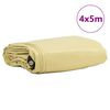 vidaXL Tarpaulin 650g / m&sup2; Beež 4 x 5 m L&otilde;uend PVC kattega
