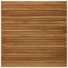 vidaXL Lauda peal 90 x 90 x 3,5 cm Kandiline Tugev teakpuit Naturaalne