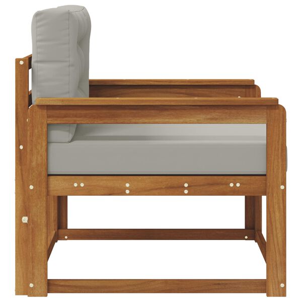 vidaXL V&auml;ljas Keskmine Diivan Tugev akatsiapuu Neutraalne