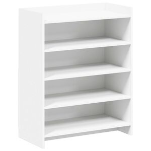 vidaXL Kinga kapp ladustamisega Valge 73,5 x 36 x 92 cm Tehispuit