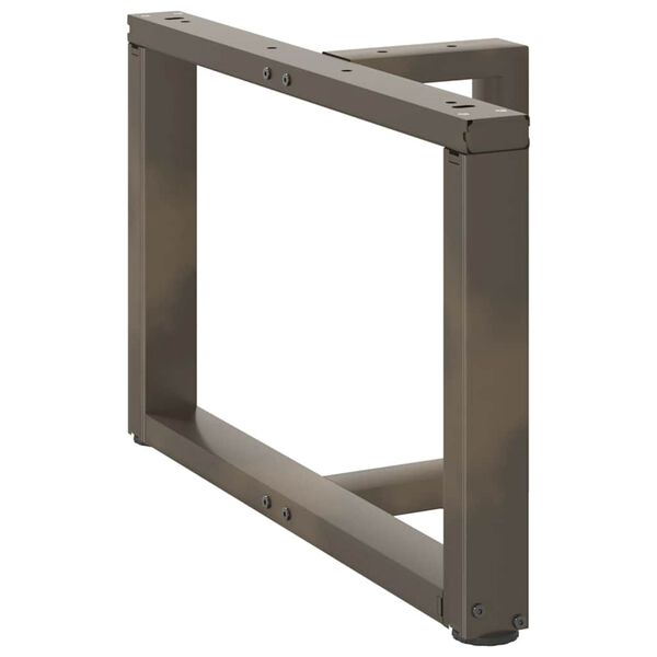 vidaXL kohvilaua jalad T-kujulised 2 tk mustad 70 x 25 x (42-43) cm terasest