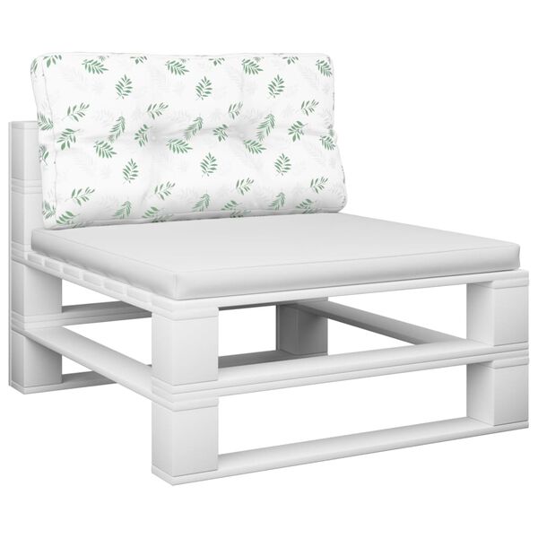 vidaXL euroaluse istmepadi, lehemuster, 70 x 40 x 12 cm, kangas