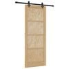 vidaXL Libisev uks ORKDAL Naturaalne 83 x 211 cm Toekas m&auml;nnipuit