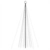 vidaXL LED j&otilde;ulupuu naeltega, 1534 LEDi, v&auml;rviline, 500 cm