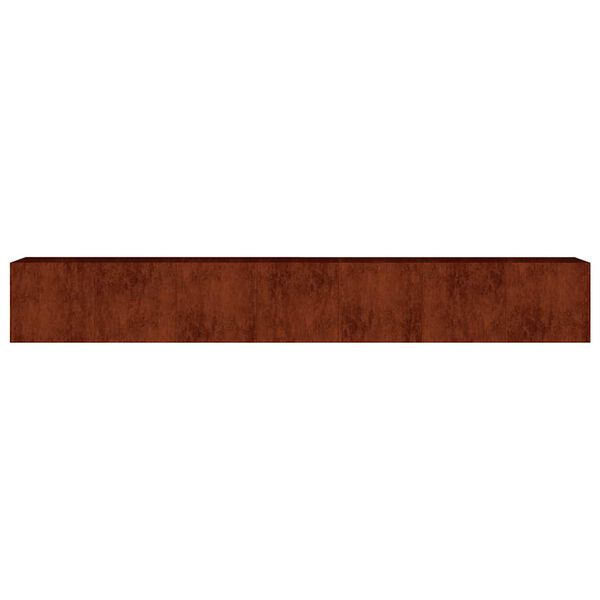 vidaXL taimekast, 280 x 40 x 40 cm, Corten-teras