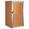 vidaXL aiakuur, pruun, 88x89x161 cm, tsingitud teras