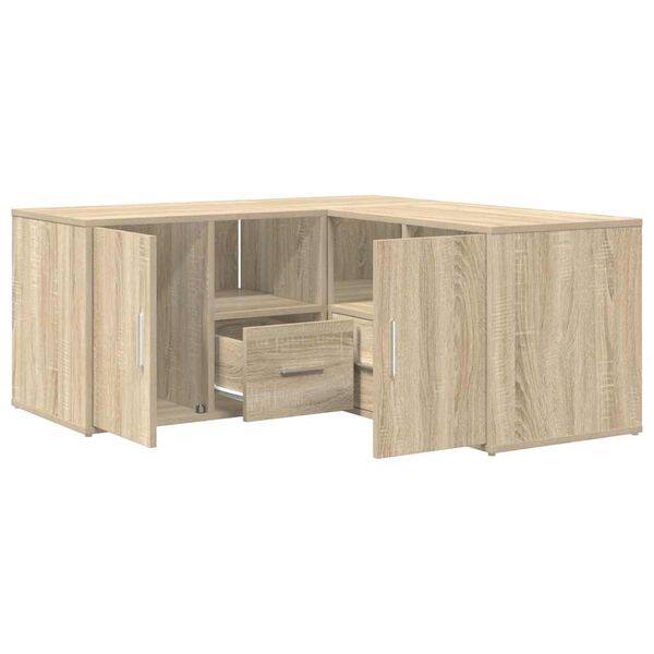 vidaXL nurgariiul, Sonoma tamm, 160x40x45 cm, tehispuit