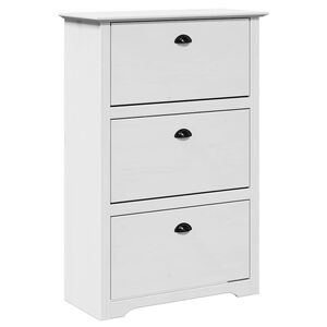 vidaXL Kingariiul "BODO" Valge 80x35x118 cm