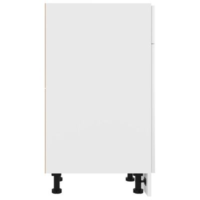 vidaXL sahtliga alumine köögikapp valge 30x46x81,5 cm, puitlaastplaat