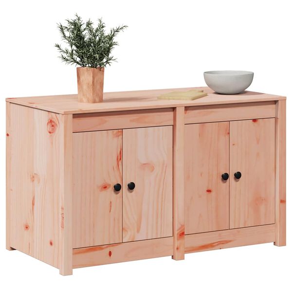 vidaXL Köögikapp riiuliga uksega Pruun 106 x 55 x 64 cm Männipuit