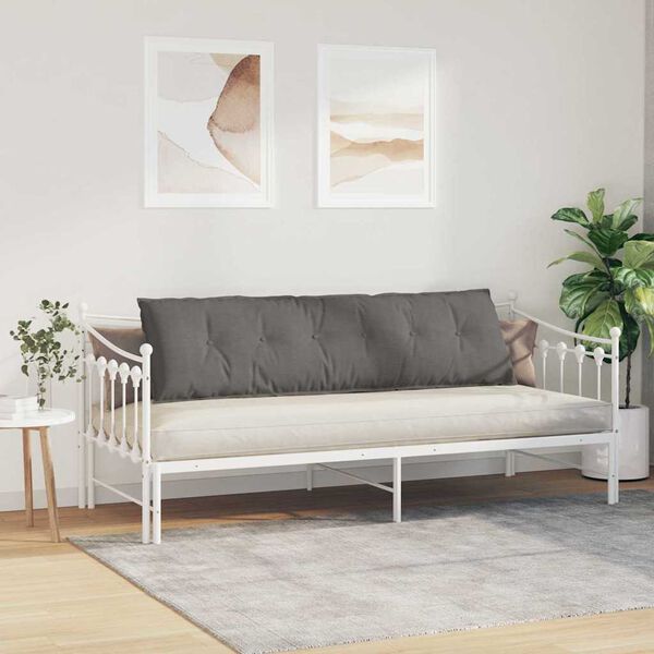 vidaXL Seljatugi padi Helehall 180 x 50 cm Korter kangas
