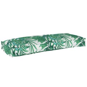 vidaXL Padi Leht Lehe muster 100 x 40 x 8 cm Oxfordi kangas