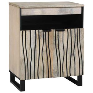 vidaXL Meedia ladustamise kapid ja riiulid Valge ja must