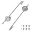 vidaXL Kaantoehing 2 pcs H&otilde;bedane 194 x 36 x 18 mm Raud