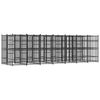 vidaXL koeraaedik, teras, 12,9 m&sup2;