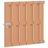 vidaXL Aia aed 100 x 100 cm WPC ja Alumiinium Pruun