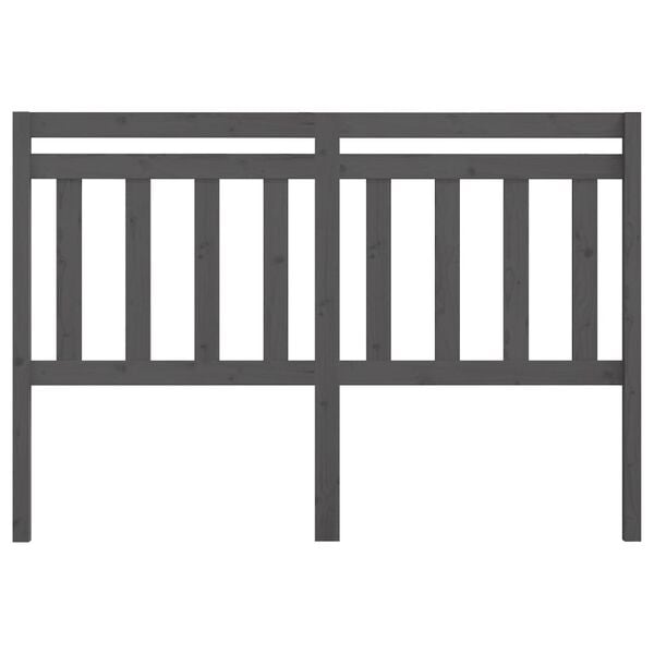 vidaXL voodipeats, hall, 166 x 4 x 100 cm, m&auml;nnipuit