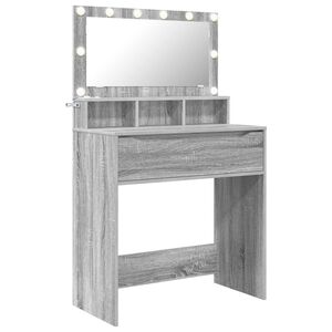 vidaXL Magamistoa meikimislaudade Hall Sonoma 80 x 39,6 x 135 cm