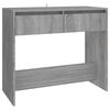 vidaXL konsoollaud, hall Sonoma tamm, 89x41x76,5 cm, tehispuit