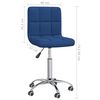 vidaXL pöörlev kontoritool, sinine, kangas