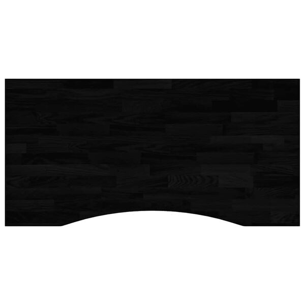 vidaXL lauaplaat, tumepruun, 100x60x2,5 cm, toekas tammepuit ristk&uuml;lik