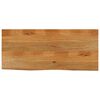 vidaXL lauaplaat, naturaalse servaga, 140 x 60 x 3,8 cm, mangopuit