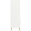 vidaXL kõrge kapp, valge, 40 x 36 x 110 cm, tehispuit