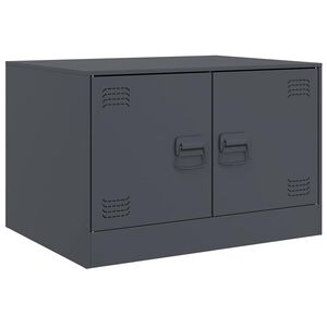 vidaXL kohvilaud, antratsiithall, 67x50x44 cm, teras