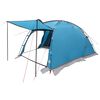 vidaXL Tunnelitelk Sinine 361 x 235 x 147 cm 185T Pol&uuml;ester PU-kattega