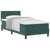 vidaXL Karbi vedrumadrats madratsiga Tume rohelise 90 x 190 cm Samet