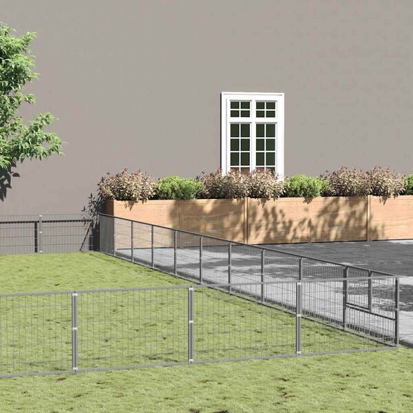 vidaXL koeraaedik, h&otilde;be, 100 m&sup2;, teras